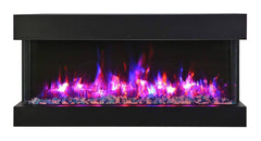 StarWood Fireplaces - Amantii 50-Tru-View-Slim 3 Sided 50-Inch Electric Fireplace -