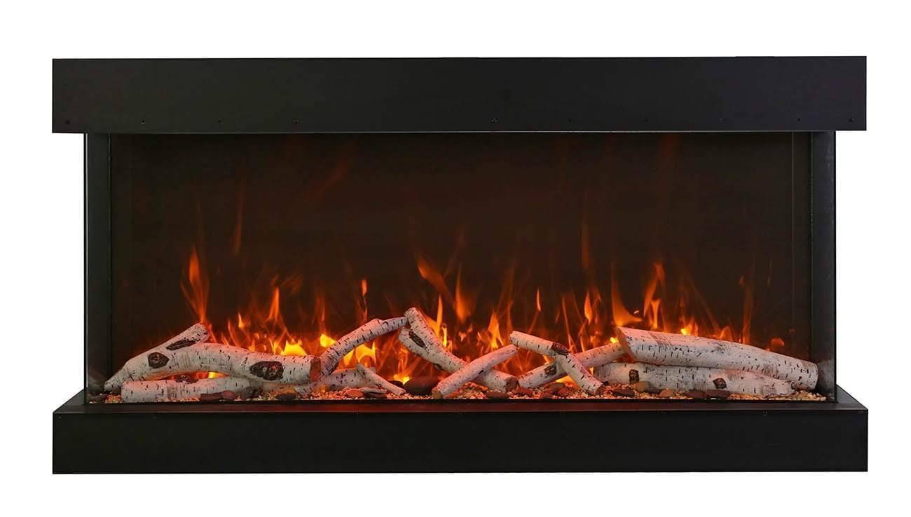 StarWood Fireplaces - Amantii 50-Tru-View-XL Deep 3 Sided 50-Inch Electric Fireplace -