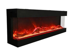 StarWood Fireplaces - Amantii 60-Tru-View-XL Deep 3 Sided 60-Inch Electric Fireplace -