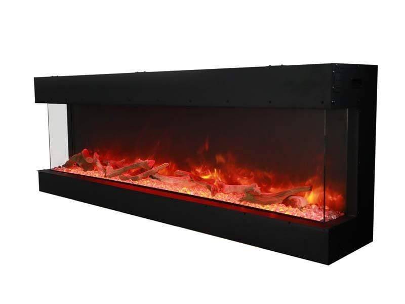 StarWood Fireplaces - Amantii 72-Tru-View-XL Deep -3 Sided 72-Inch Electric Fireplace -