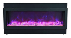 StarWood Fireplaces - Amantii Panorama Deep-40-Inch Built-in Electric Fireplace (BI-40-DEEP-OD) -