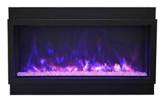 StarWood Fireplaces - Amantii Panorama Deep -88-Inch Built-in Indoor/Outdoor Electric Fireplace (BI-88-DEEP-OD) -