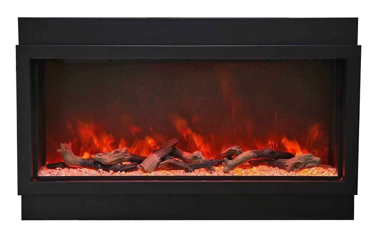 StarWood Fireplaces - Amantii Panorama Deep -88-Inch Built-in Indoor/Outdoor Electric Fireplace (BI-88-DEEP-OD) -