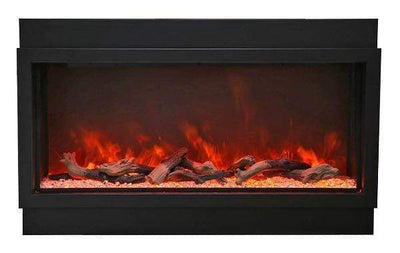 StarWood Fireplaces - Amantii Panorama XT Series -40-Inch Indoor/Outdoor Electric Fireplace (BI-40-DEEP-XT) -