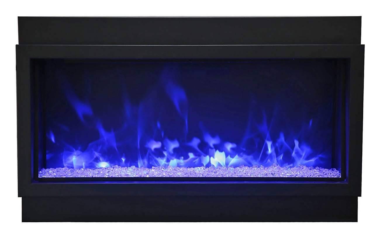 StarWood Fireplaces - Amantii Panorama XT Series -40-Inch Indoor/Outdoor Electric Fireplace (BI-40-DEEP-XT) -