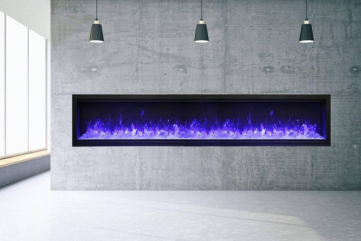 StarWood Fireplaces - Amantii SYM-100-XT Symmetry Series - 100-Inch Electric Fireplace -