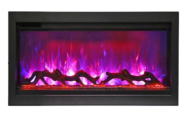 StarWood Fireplaces - Amantii SYM-42 Symmetry Series - 42-Inch Electric Fireplace -