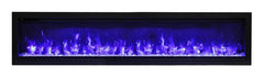 StarWood Fireplaces - Amantii SYM-74 Symmetry Series - 2-Inch Electric Fireplace -