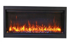 StarWood Fireplaces - Amantii SYM-74 BESPOKE Symmetry Series -74-Inch Electric Fireplace -
