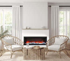 StarWood Fireplaces - Amantii SYM-74-XT-BESPOKE – Extra Tall Electric Fireplace -