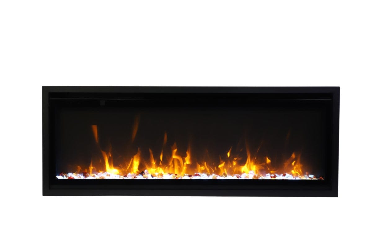 StarWood Fireplaces - Amantii - Symmetry Extra Slim Smart Electric Fireplace - SYM-SLIM-42 -