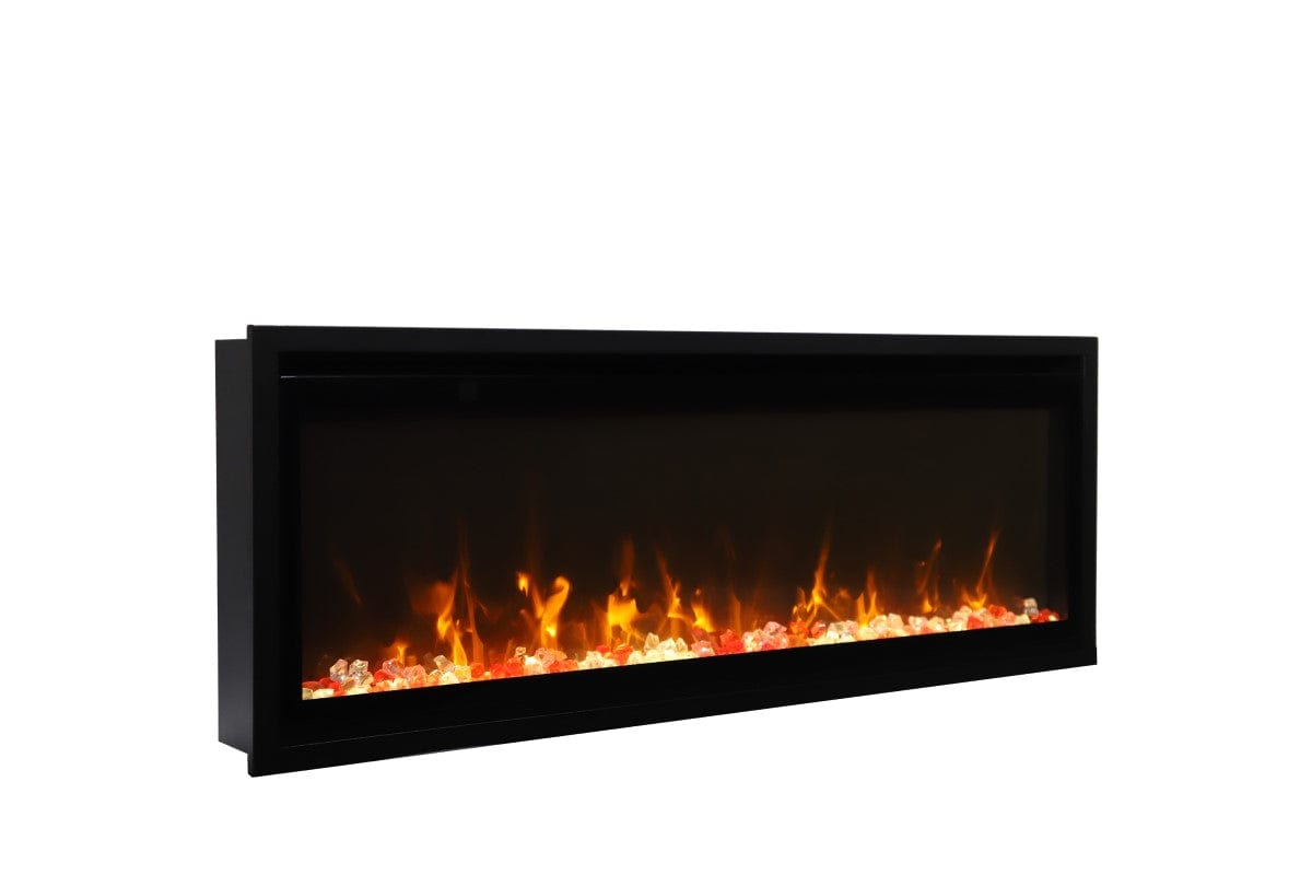 StarWood Fireplaces - Amantii - Symmetry Extra Slim Smart Electric Fireplace - SYM-SLIM-50 -