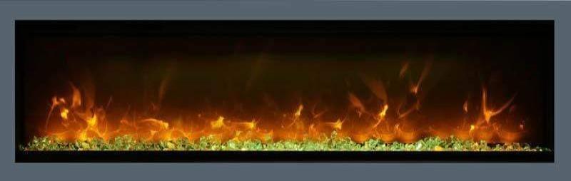 StarWood Fireplaces - Amantii Symmetry Series Trim SYM-60-SURR 60-Inch Surround - Grey
