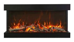 StarWood Fireplaces - Amantii Tru View XT XL -40" 3 Sided Glass Electric Fireplace -