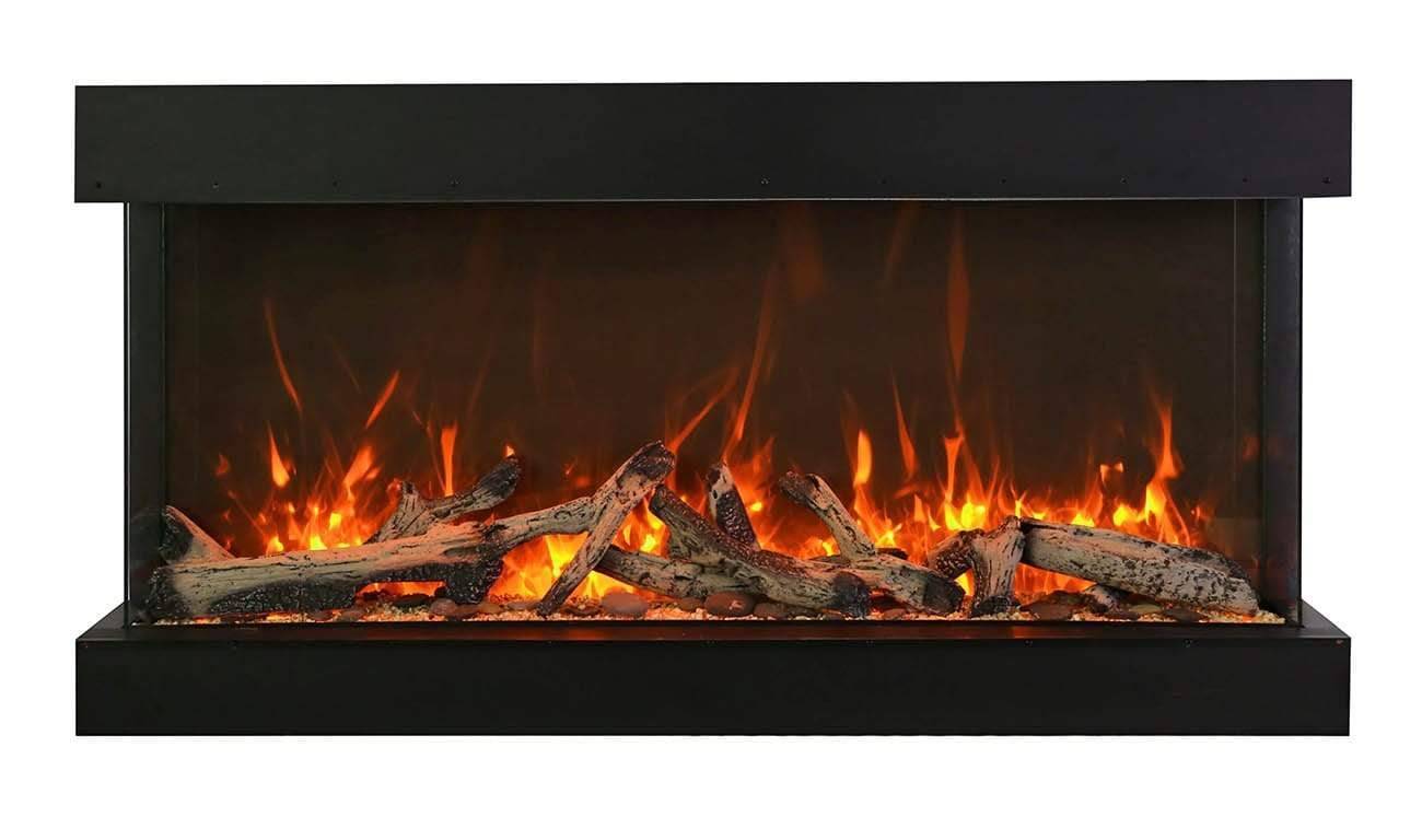 StarWood Fireplaces - Amantii Tru View XT XL -50" 3 Sided Glass Electric Fireplace -