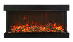 StarWood Fireplaces - Amantii Tru View XT XL -60" 3 Sided Glass Electric Fireplace -