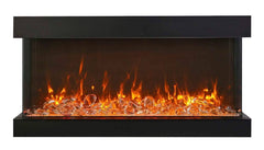 StarWood Fireplaces - Amantii Tru View XT XL -60" 3 Sided Glass Electric Fireplace -