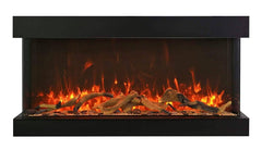 StarWood Fireplaces - Amantii Tru View XT XL -72" 3 Sided Glass Electric Fireplace -
