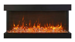 StarWood Fireplaces - Amantii Tru View XT XL -72" 3 Sided Glass Electric Fireplace -