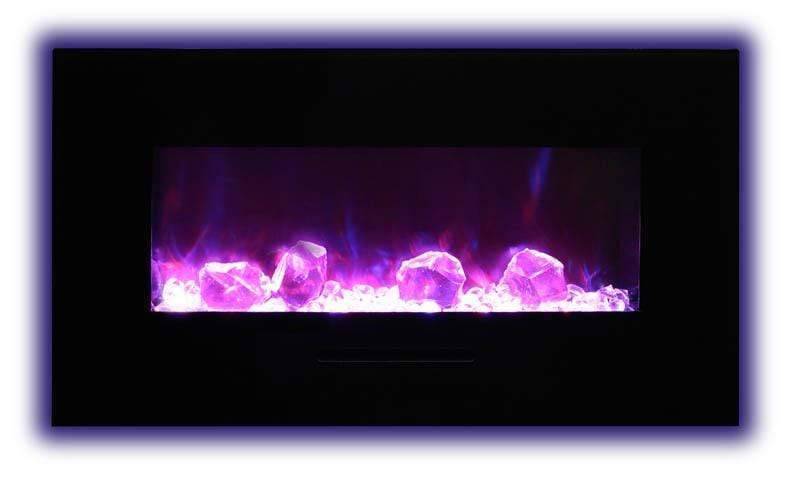 StarWood Fireplaces - Amantii Wall Mount or Flush Mount Electric Fireplace -34 Inch -