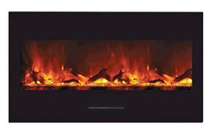 StarWood Fireplaces - Amantii WM-FM-50-BG -50 Inch Wall Mount or Flush Mount Electric Fireplace -