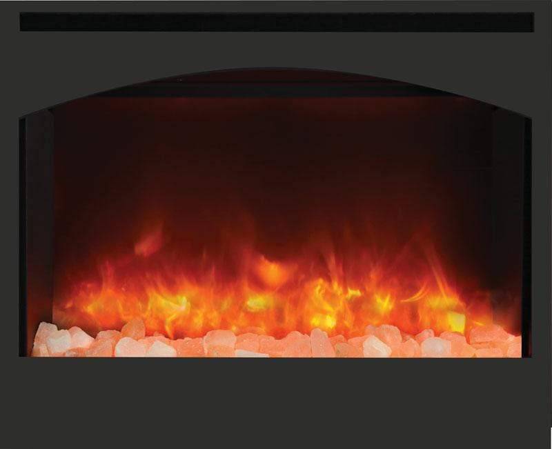 StarWood Fireplaces - Amantii ZECL-31-3228-STL-ARCH Zero Clearance Fireplace -31-Inch Electric Fireplace -