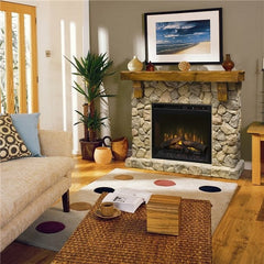 StarWood Fireplaces - Dimplex Fieldstone Mantel Electric Fireplace -