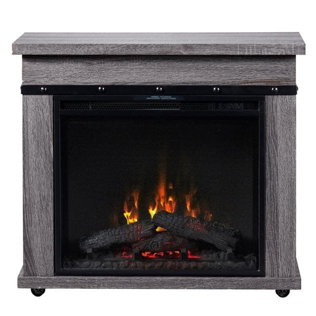 StarWood Fireplaces - Dimplex Morgan Electric Fireplace Mantel, Charcoal Oak -