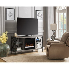 StarWood Fireplaces - Dimplex Ramona Media Console Electric Fireplace in Autumn Bronze Finish -