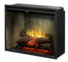 StarWood Fireplaces - Dimplex Revillusion Built-In Firebox, Weathered Concrete -