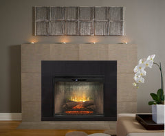 StarWood Fireplaces - Dimplex Revillusion Built-In Firebox, Weathered Concrete -