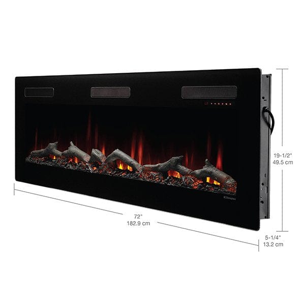 StarWood Fireplaces - Dimplex Sierra Wall/Built-In Linear Electric Fireplace 48-Inch -