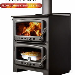 StarWood Fireplaces - Dimplex Wood Stove and Baker's Oven, 30,000 BTU -