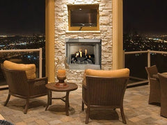 StarWood Fireplaces - Empire Carol Rose Outdoor Premium Gas Fireboxes -Intermittent Ignition -