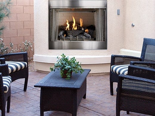 StarWood Fireplaces - Empire Carol Rose Outdoor Traditional Premium 36 inch Gas Fireplaces -