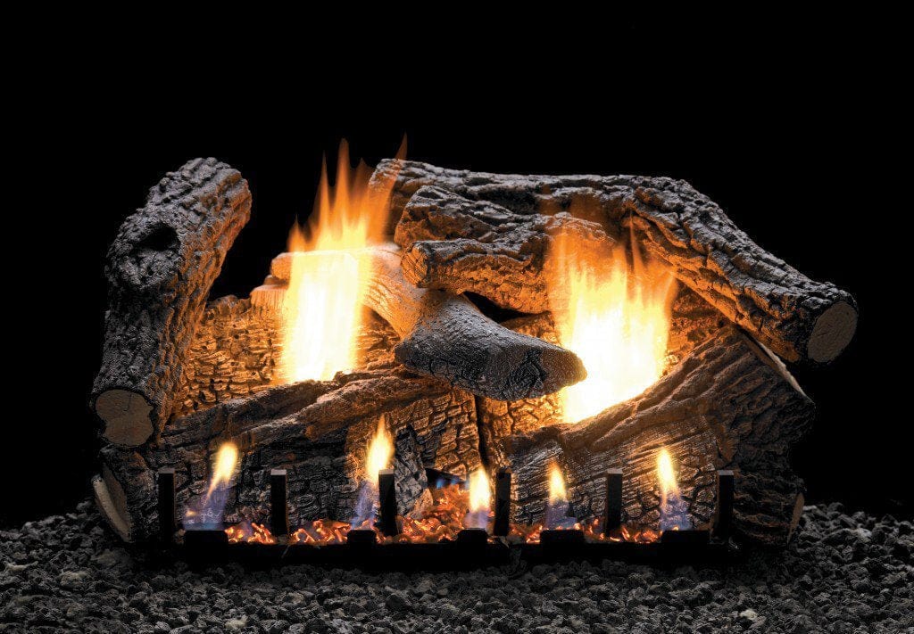 StarWood Fireplaces - Empire Comfort Systems VF 24" Slope Glaze Burner - LP / Remote Control On/Off