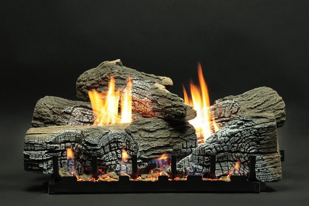 StarWood Fireplaces - Empire Comfort Systems VF/V Slope Glaze Vista Multi-Sided -18 Inch Burner - Natural Gas / MIllivolt with on/off Switch