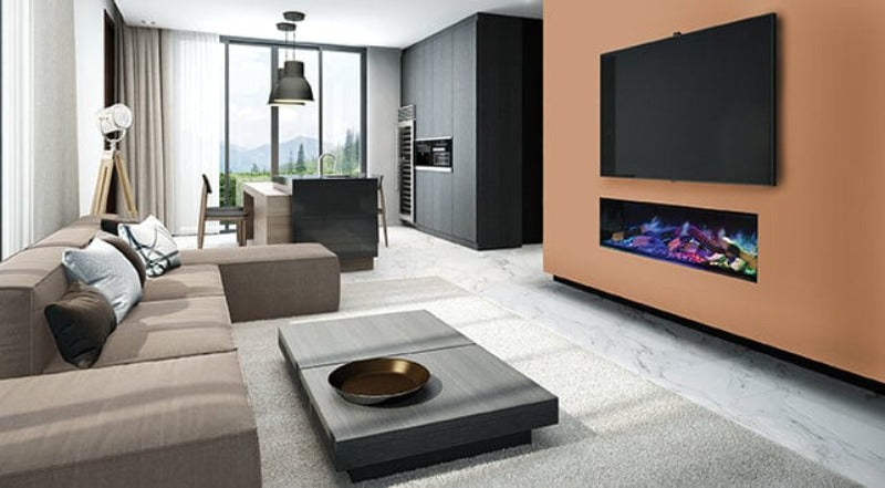 StarWood Fireplaces - Evonicfires Linnea Single Sided Electric Fireplace -