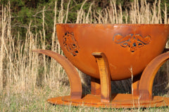 StarWood Fireplaces - Fire Pit Art Africa's Big Five -