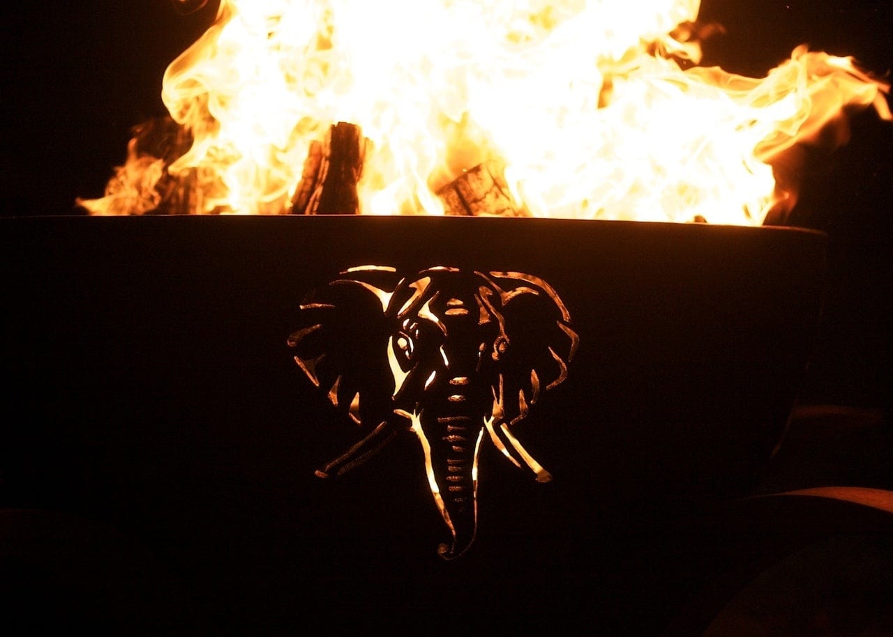 StarWood Fireplaces - Fire Pit Art Africa's Big Five -