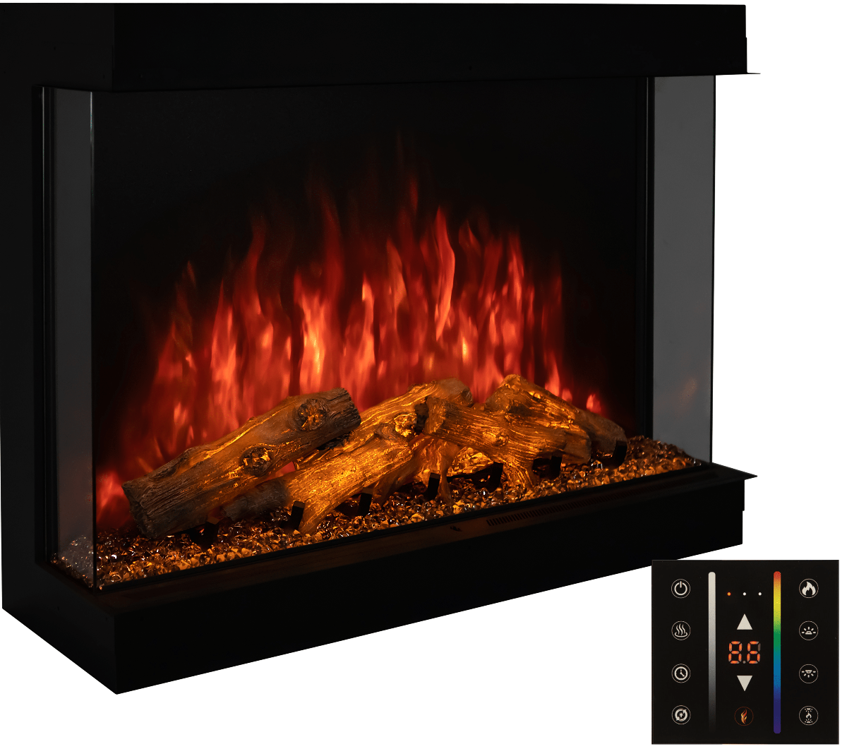 StarWood Fireplaces - Modern Flames Sedona Pro Multi 36-Inch Electric Firebox - Remote & Thermostat & Wall Control ( + $ 120.00)