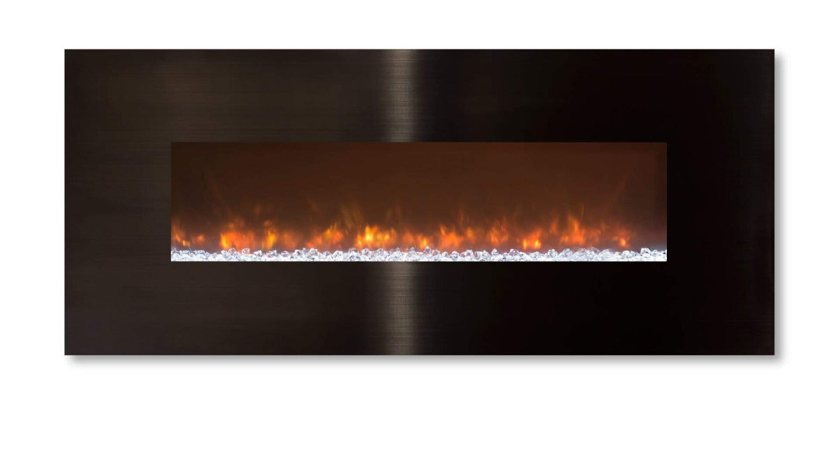 StarWood Fireplaces - Modern Flames Ambiance 100-Inch Electric Fireplace -