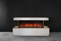 StarWood Fireplaces - Modern Flames Landscape Pro Multi 44-inch Electric Fireplace - Thermostat & Wall Control & Remote
