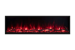 StarWood Fireplaces - Modern Flames Landscape Pro Slim 80-Inch Electric Fireplace - Standard Glass Screen / Remote Control (included)