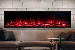 StarWood Fireplaces - Modern Flames Landscape Pro Slim 96-Inch Electric Fireplace -