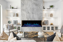 StarWood Fireplaces - Modern Flames Orion Multi 120 Inch Heliovision Electric Fireplace -