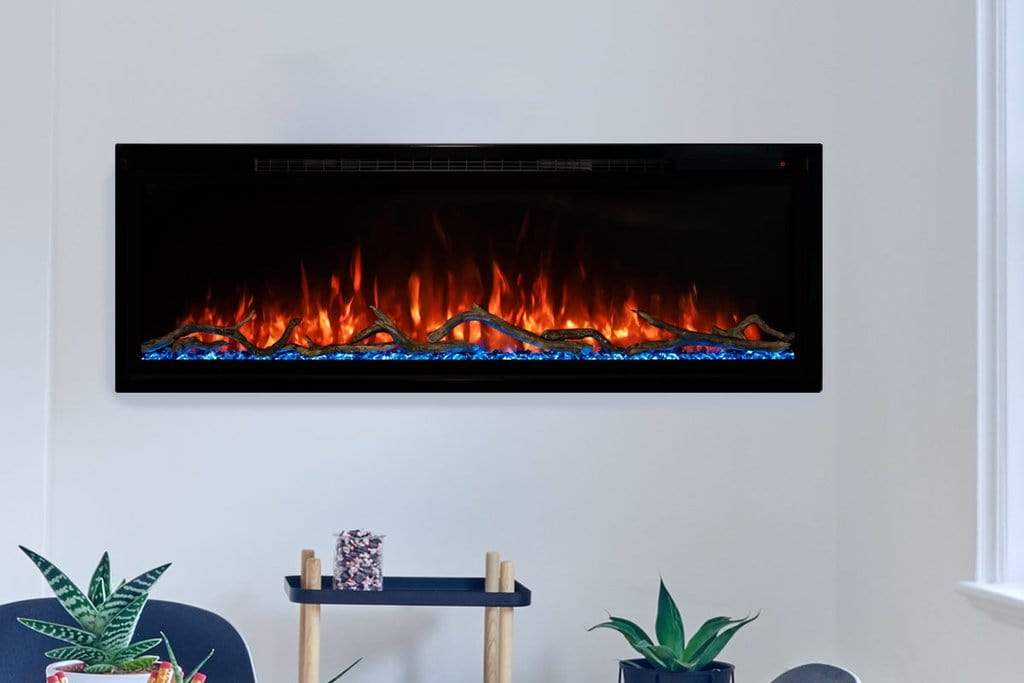 StarWood Fireplaces - Modern Flames Spectrum Slimline 74-Inch Electric Fireplace -