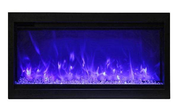 StarWood Fireplaces - Remii WM-50-B -50-Inch Wall Mount Indoor-Outdoor Built-in Electric Fireplace -
