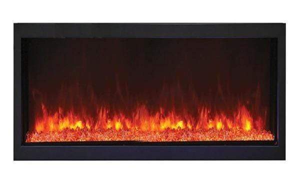StarWood Fireplaces - Remii XS-65 -65-Inch Extra Slim Indoor-Outdoor Built-in Electric Fireplace -