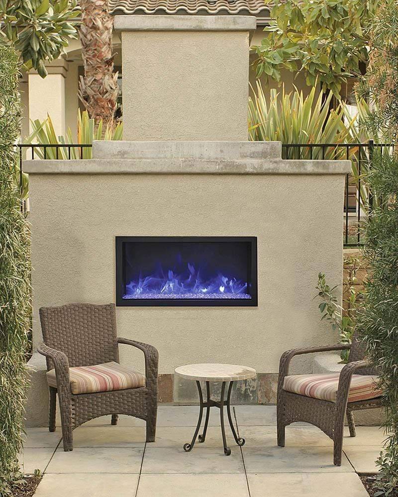 StarWood Fireplaces - Remii XT-45 -45-Inch Extra Tall Indoor-Outdoor Built-in Electric Fireplace -